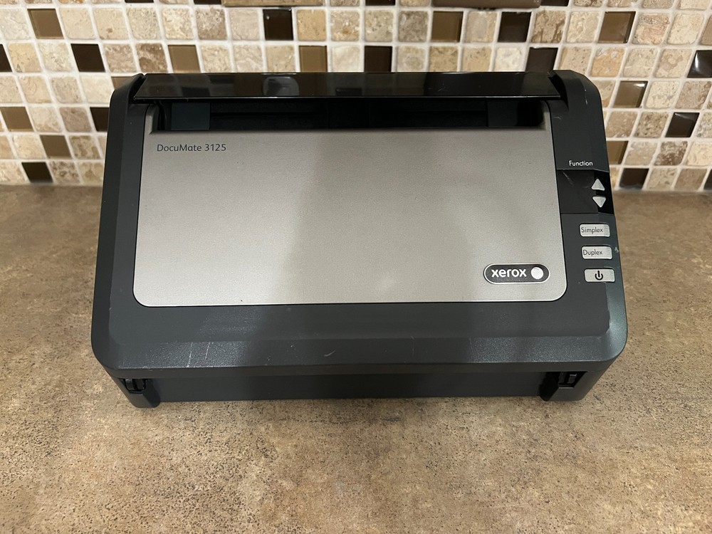 XEROX DOCUMATE 3125 DUPLEX DOCUMENT SCANNER