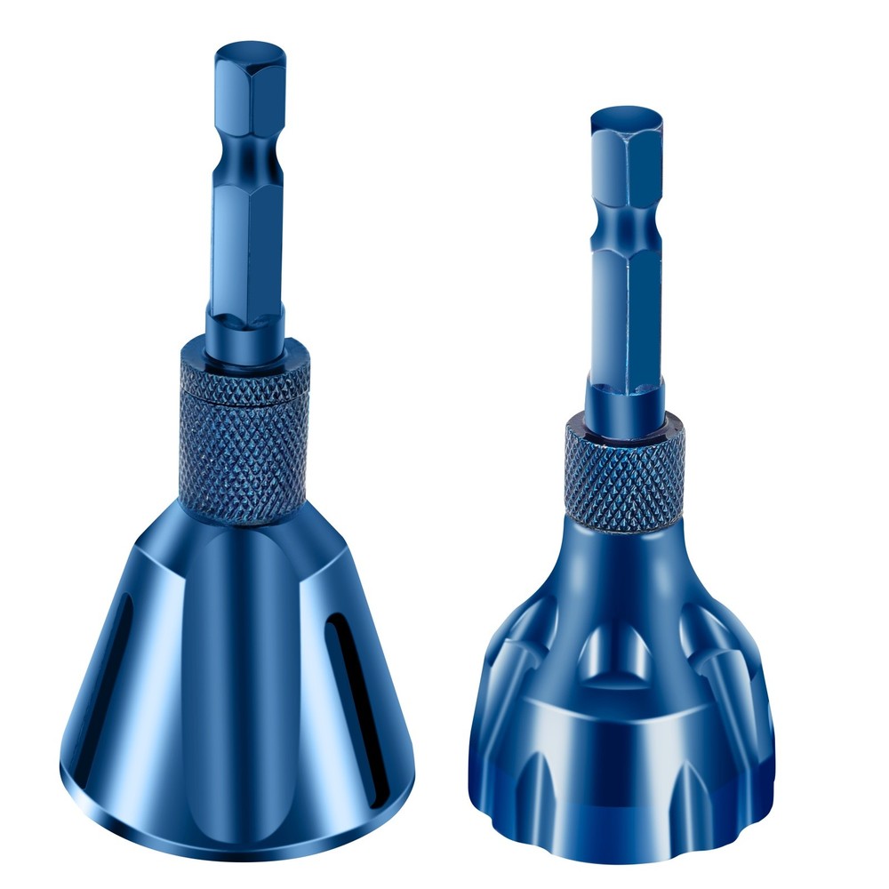 Drill Bit Deburring Chamfer Tool 1/4'' Hex Shank For Thread Repair Remove Burr