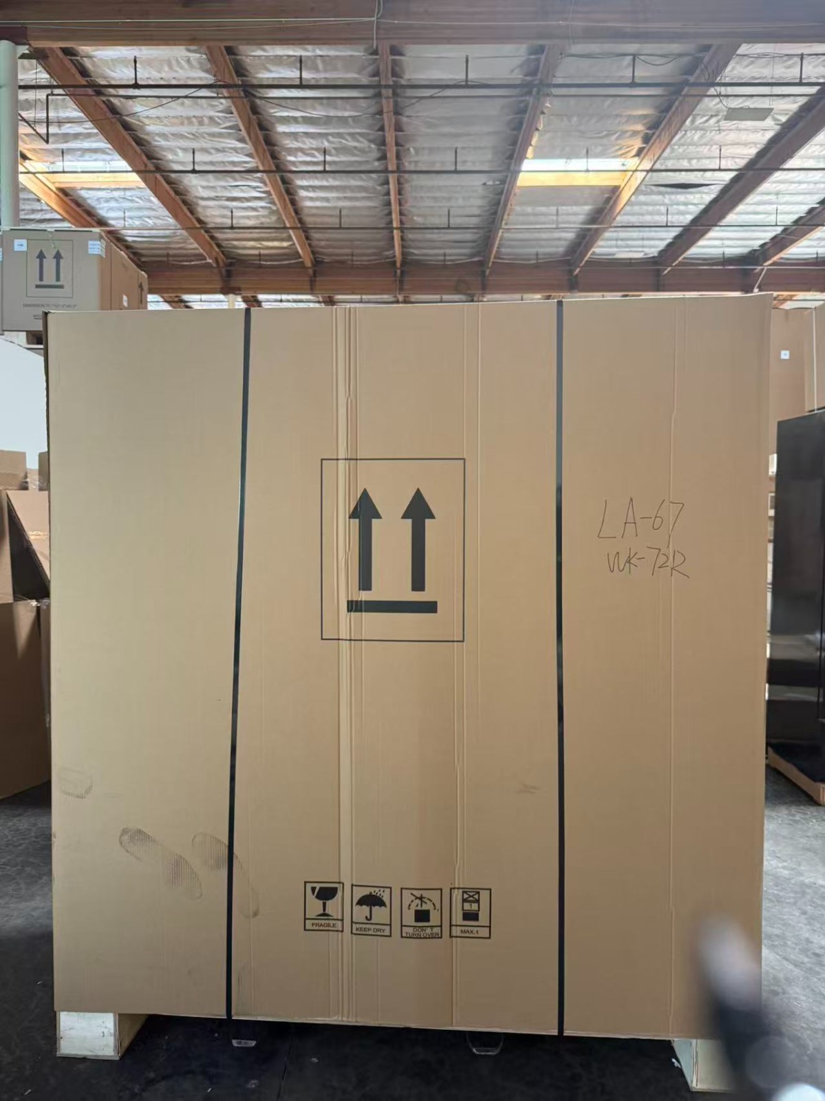 72" W 3-Door Commercial Reach-In Refrigerator, Stainless Steel, 54 Cu.ft – Dents