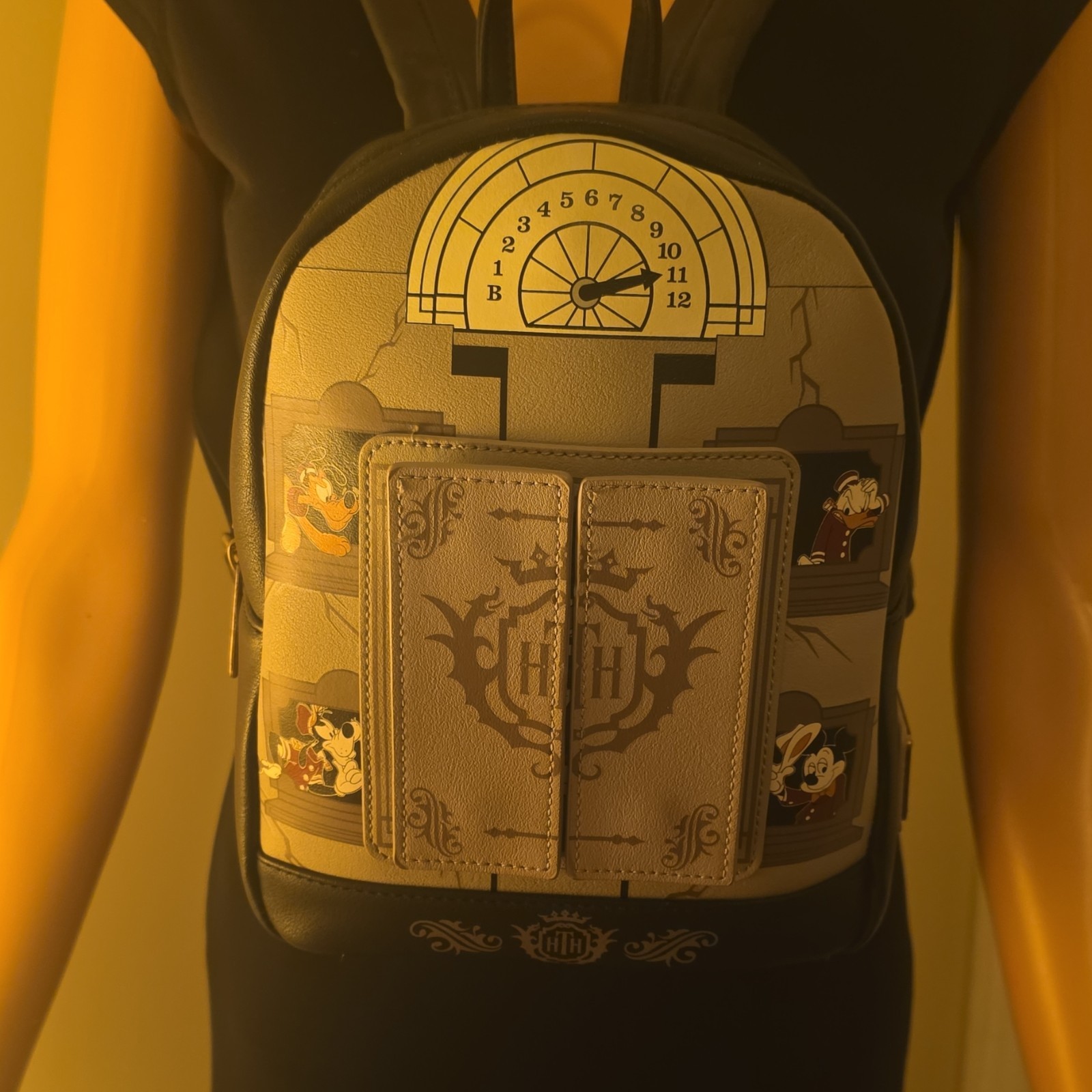 Loungefly Haunted Mansion Disney Parks Mini Backpack Mickey Minnie Pluto Donald