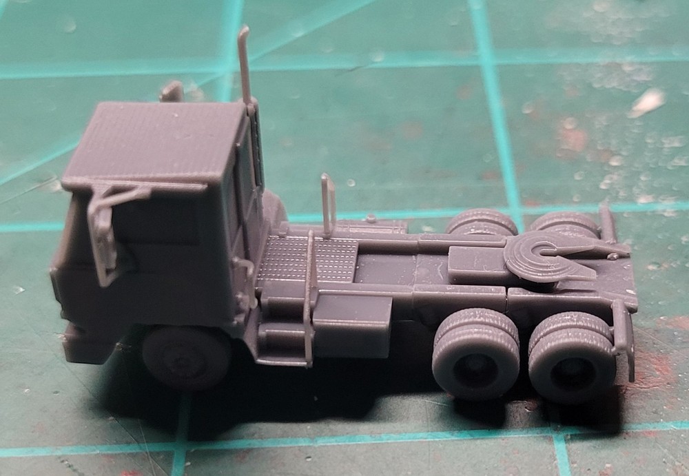 N Scale Semi Trailer Yard Mule 4 Pack - MODULAR DESIGN! READ DESCRIPTION!