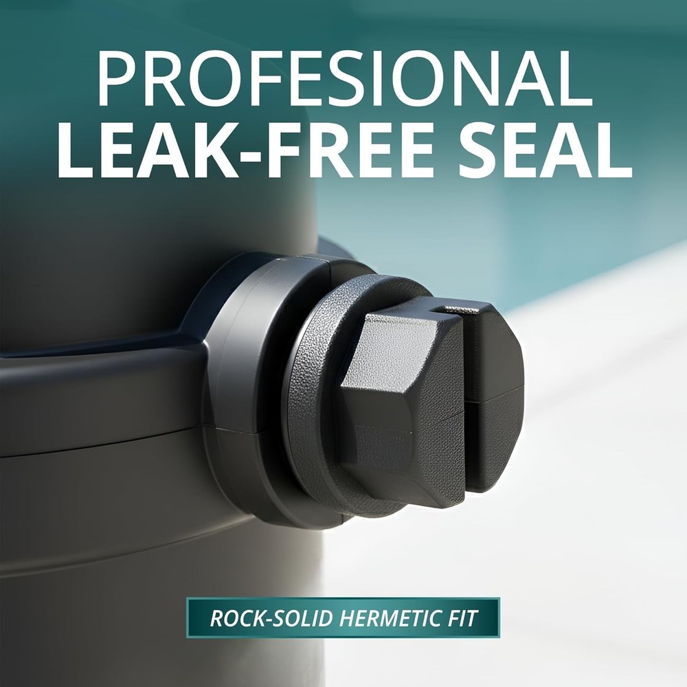 2-Pack Hayward Pool Pump Pipe Plugs & Gaskets - Leak-Proof Maintenance Solution