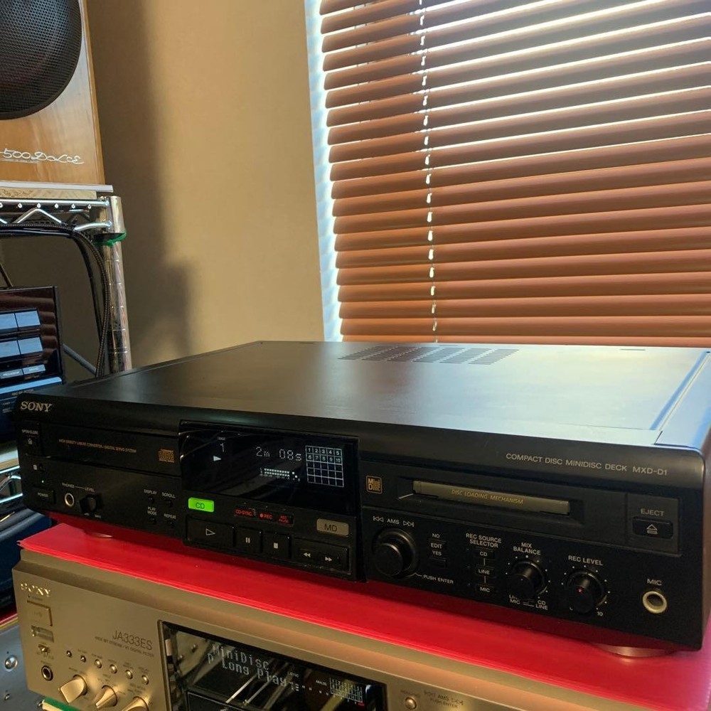 Sony MXD-D1 CD MD Deck Combo Recorder Player Serviced Japan