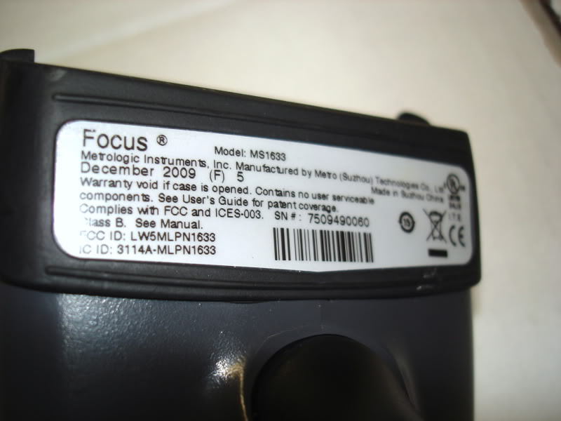 2x Metrologic MS1633 Wireless Bluetooth 2D Scanner USB SET +3 Battery +CodeXML