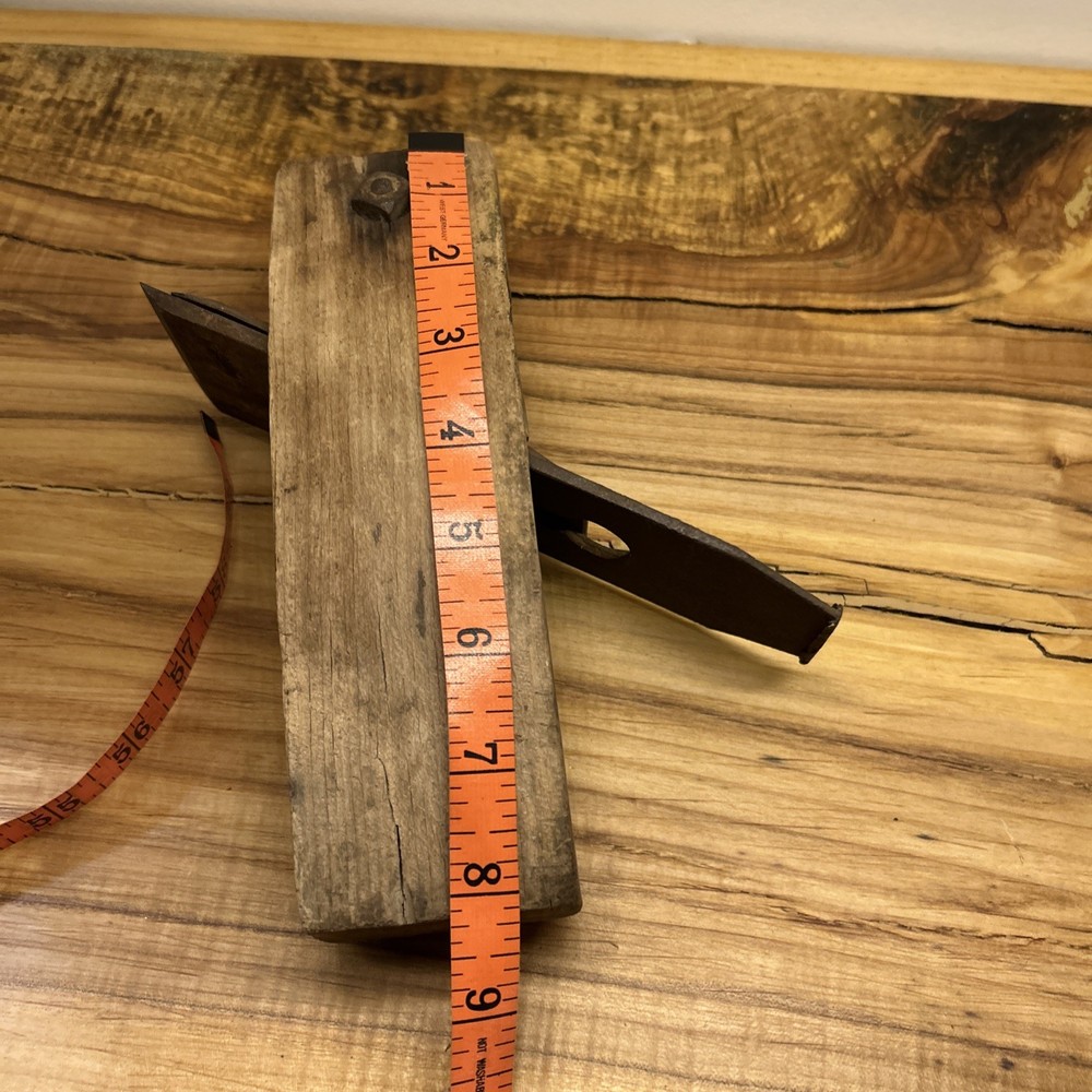 Antique Coffin Smoothing Plane Primitive Woodworking