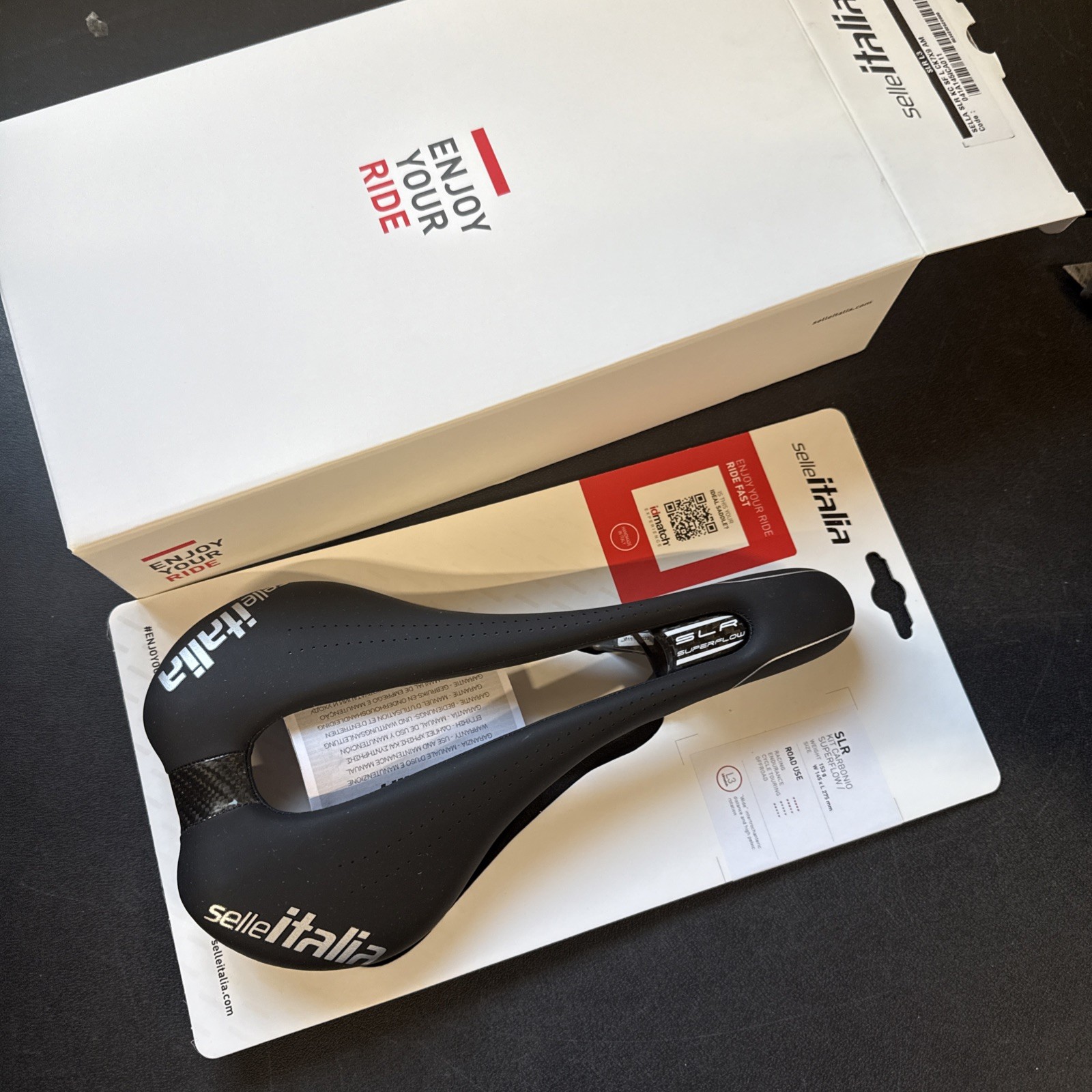 Selle Italia Slr Superflow Carbonio L3 Cycling Saddle Seat 145mm (9419-86)