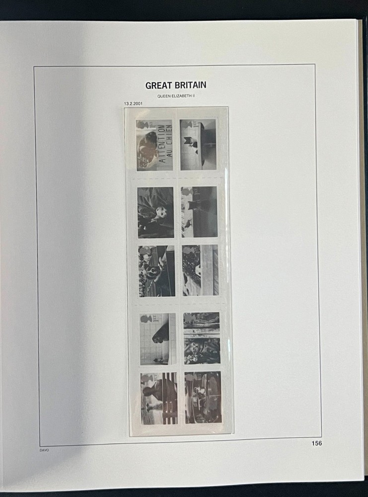 Great Britain Davo Lux Hingeless Album 2000-2002 ZAYIX