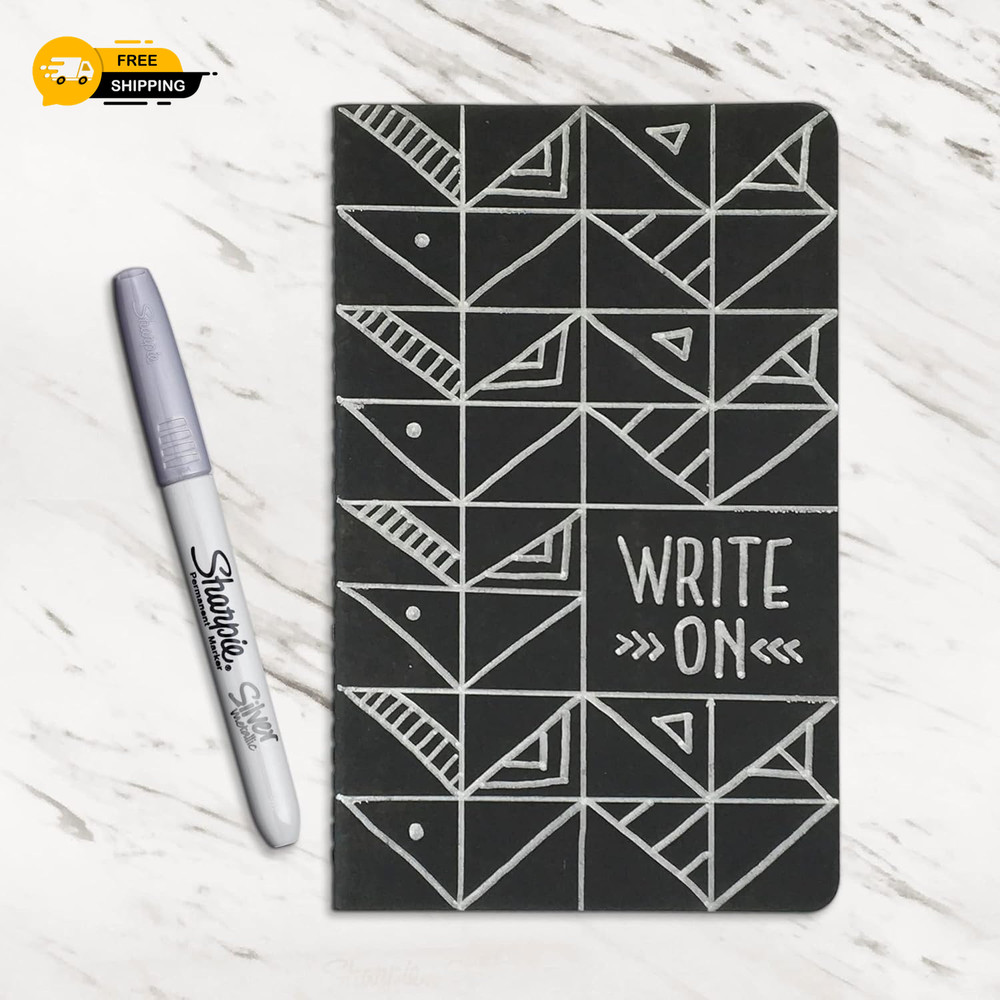 Sharpie 39109PP Metallic Permanent Markers, Fine Point, Silver, 4 Count