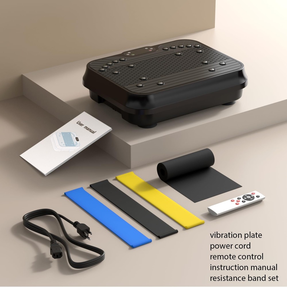 Vibration Plate Exercise Machine for Lymphatic Drainage,Power Vibrate Stand S...