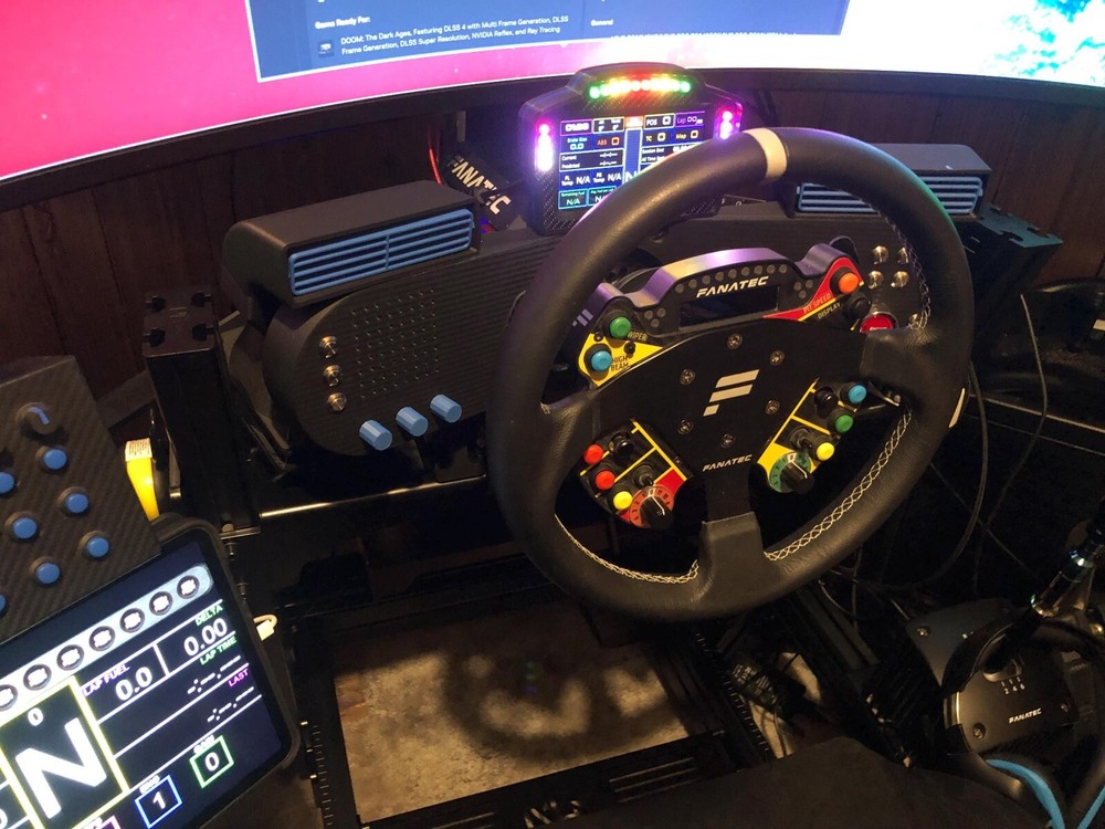 Sim Racing ButtonBox Dashboard - Wind Sim- Simagic - Fanatec - Asetek - Simucube