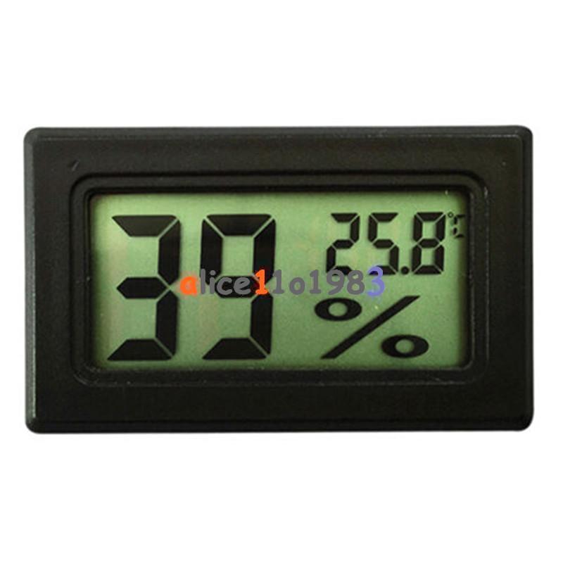 LCD Thermometer Hygrometer Humidity Temperature Meter Indoor +K Type Probe