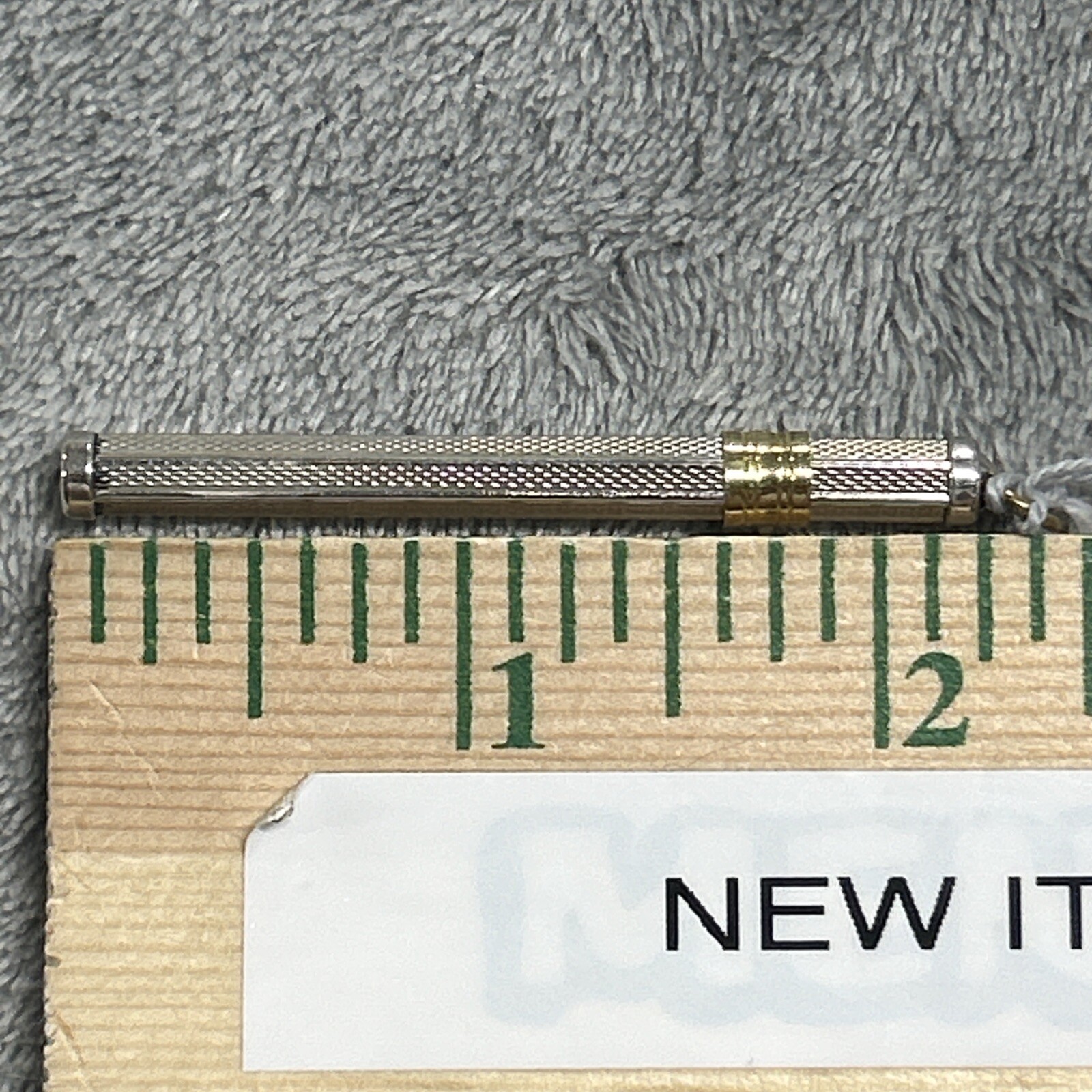 Vintage Bossert Erhard Sterling Silver Sliding Toothpick Retractable German NWT