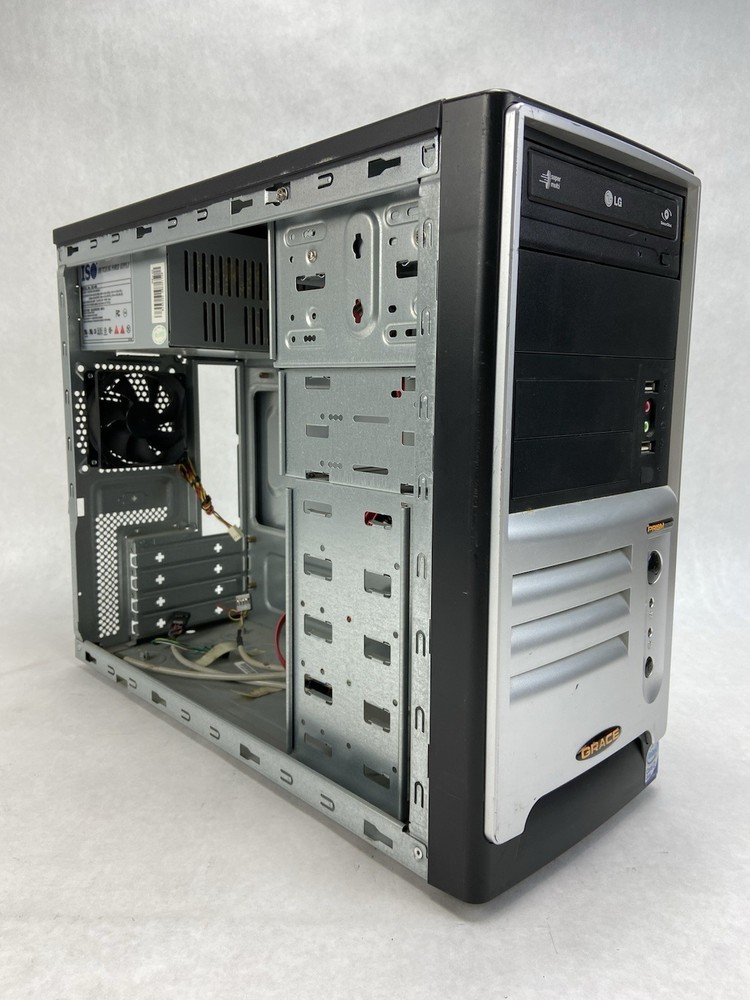 FoxConn TLMM776 Micro ATX Mini Tower Computer Case ISO-400 400W PSU