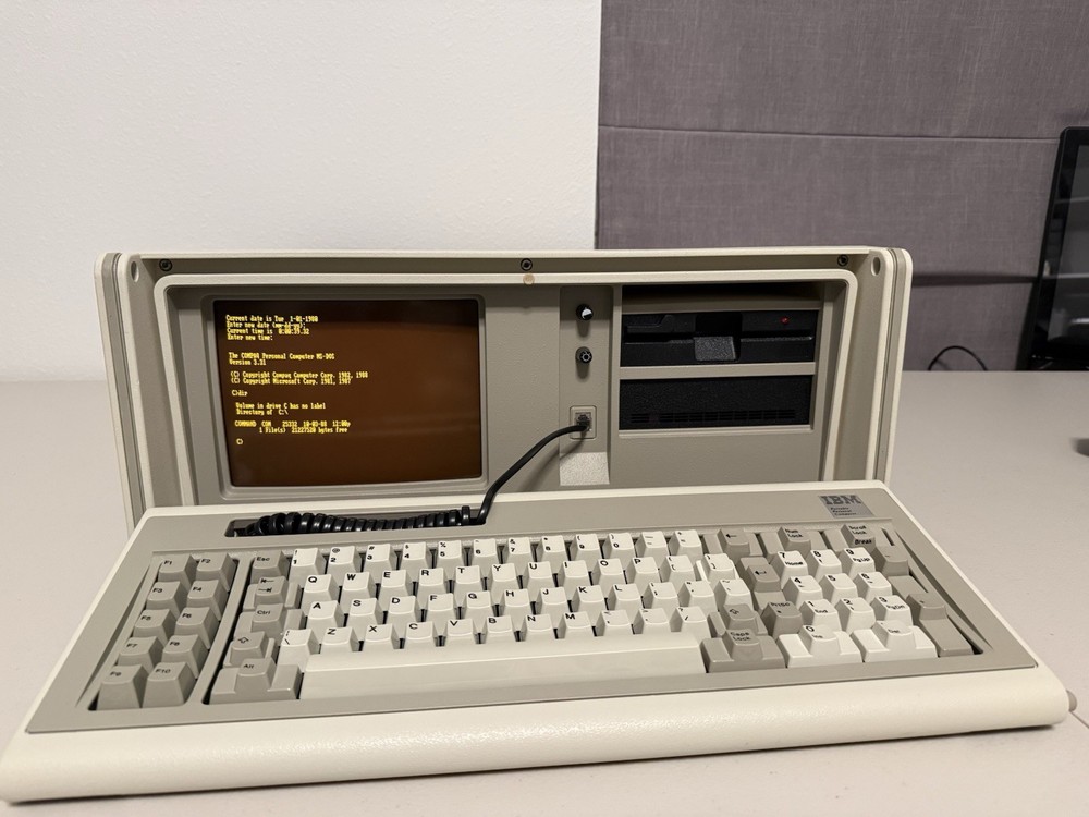 IBM Portable Personal Computer Model 5155 Vintage Fully Restored With READ