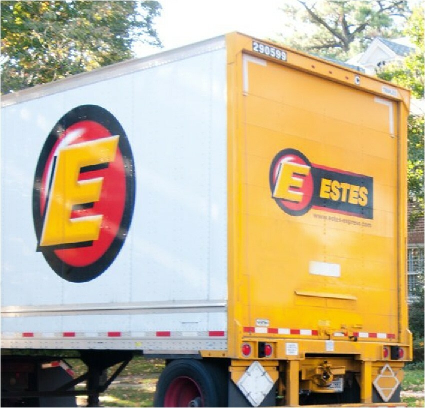N Scale Truck / Trailer Decals.  "Estes Express Lines"