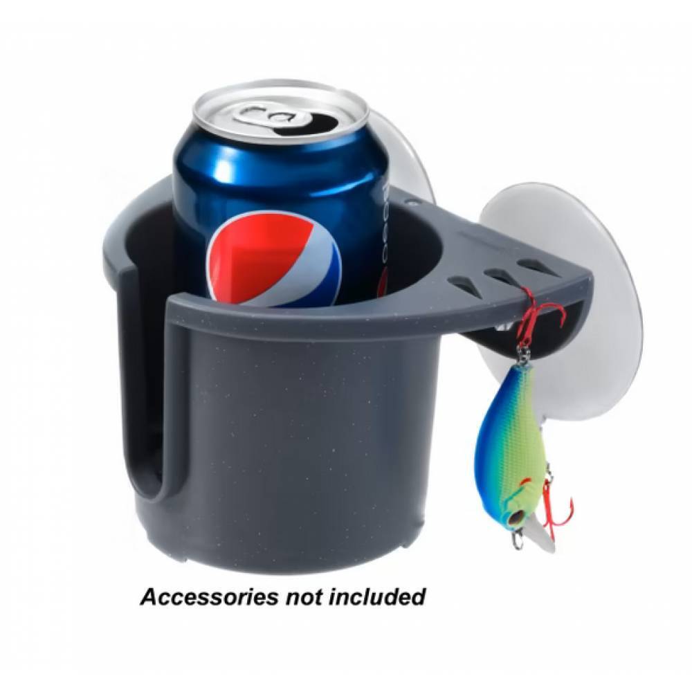 BoatMates 2136-8 Marine Drink Holder Plus, Graphite