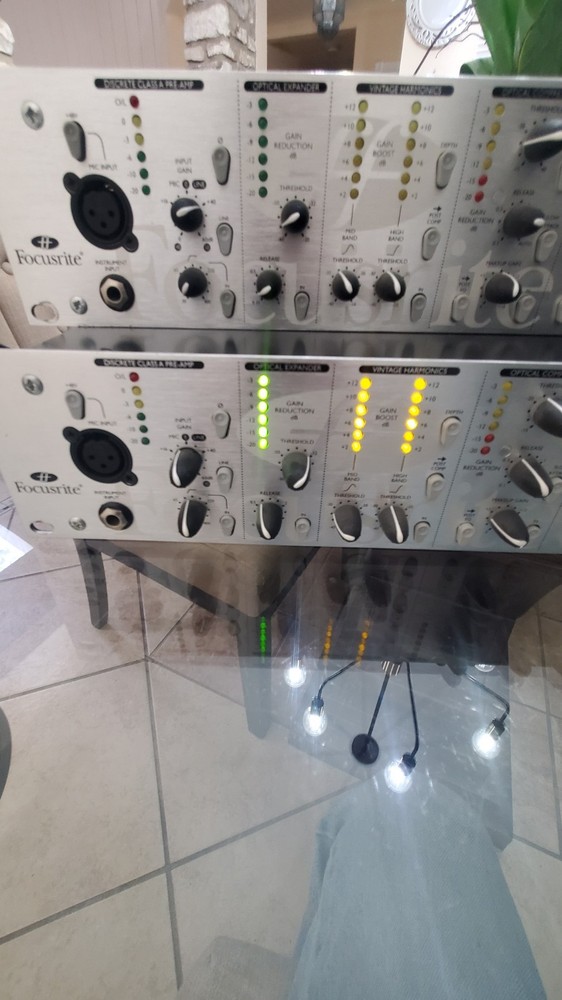 lot 2 Focusrite Voice Master Pro Mic Preamp Compressor Audio Interface