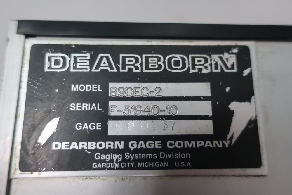 Dearborn 89DEC-2 Precision Gaging Instrument 115v-ac