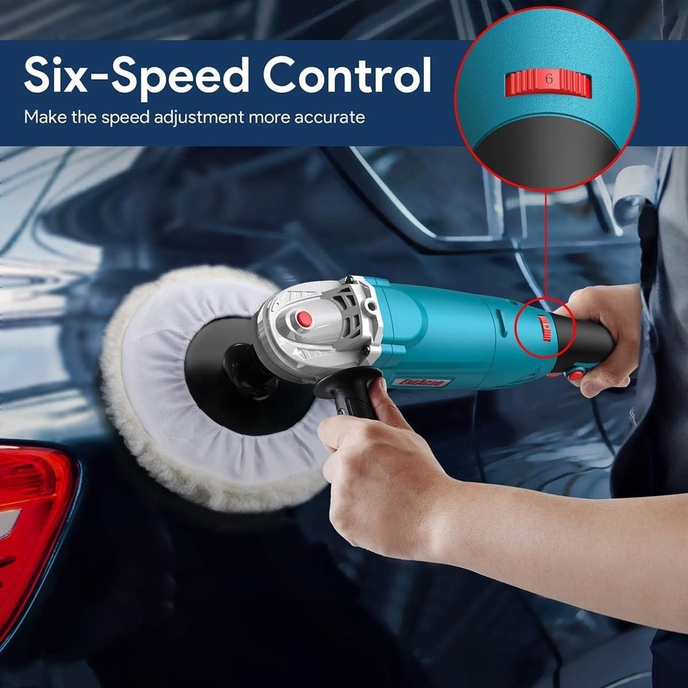 Variable Speed Polisher Kit with Accessories