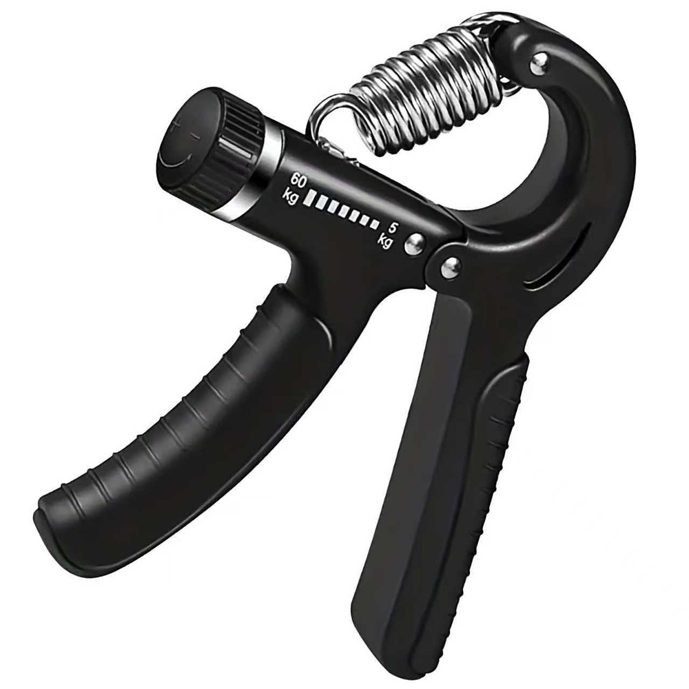 Grip Strength Trainer, Hand Exerciser Strengthener with Adjustable Black