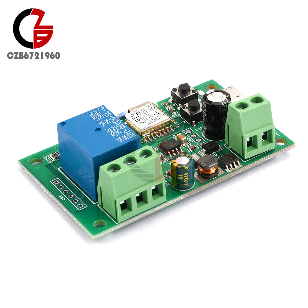 DC 5-12V Self-locking WiFi Wireless Smart Switch Home Relay Module