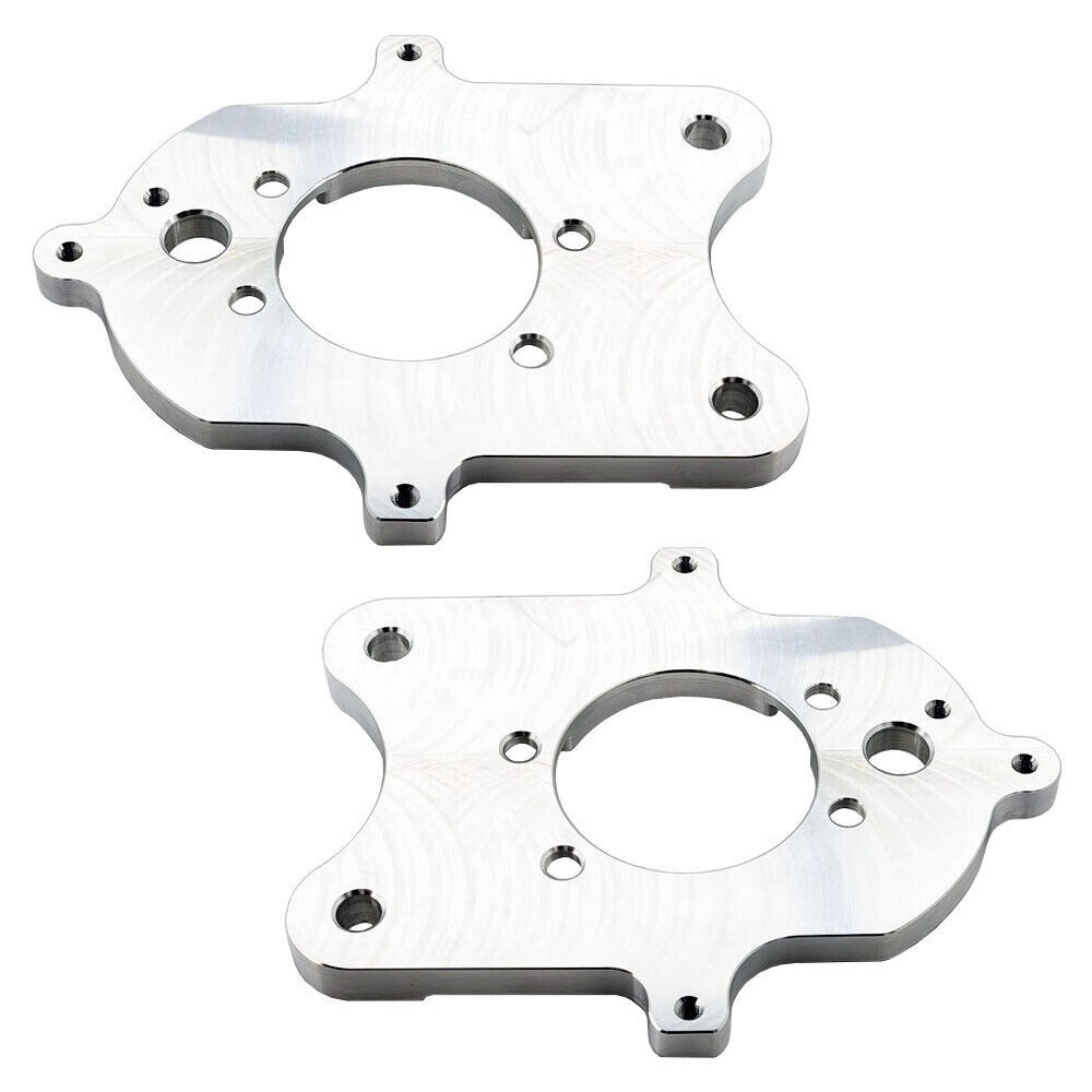 UPR 1994-2004 SN95 Cobra Rear Brake Caliper Conversion Mounting Brackets Silver