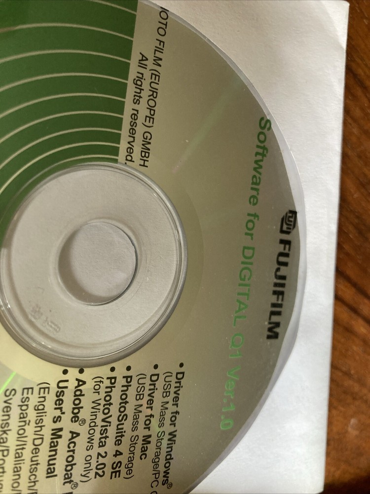 Fujifilm Digital Camera FinePix A330 3.2MP Silver Tested