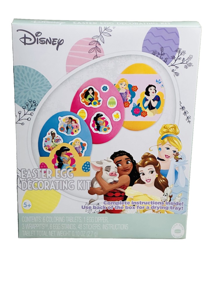 DISNEY Princess EasterCrafts Egg Decorating Kit