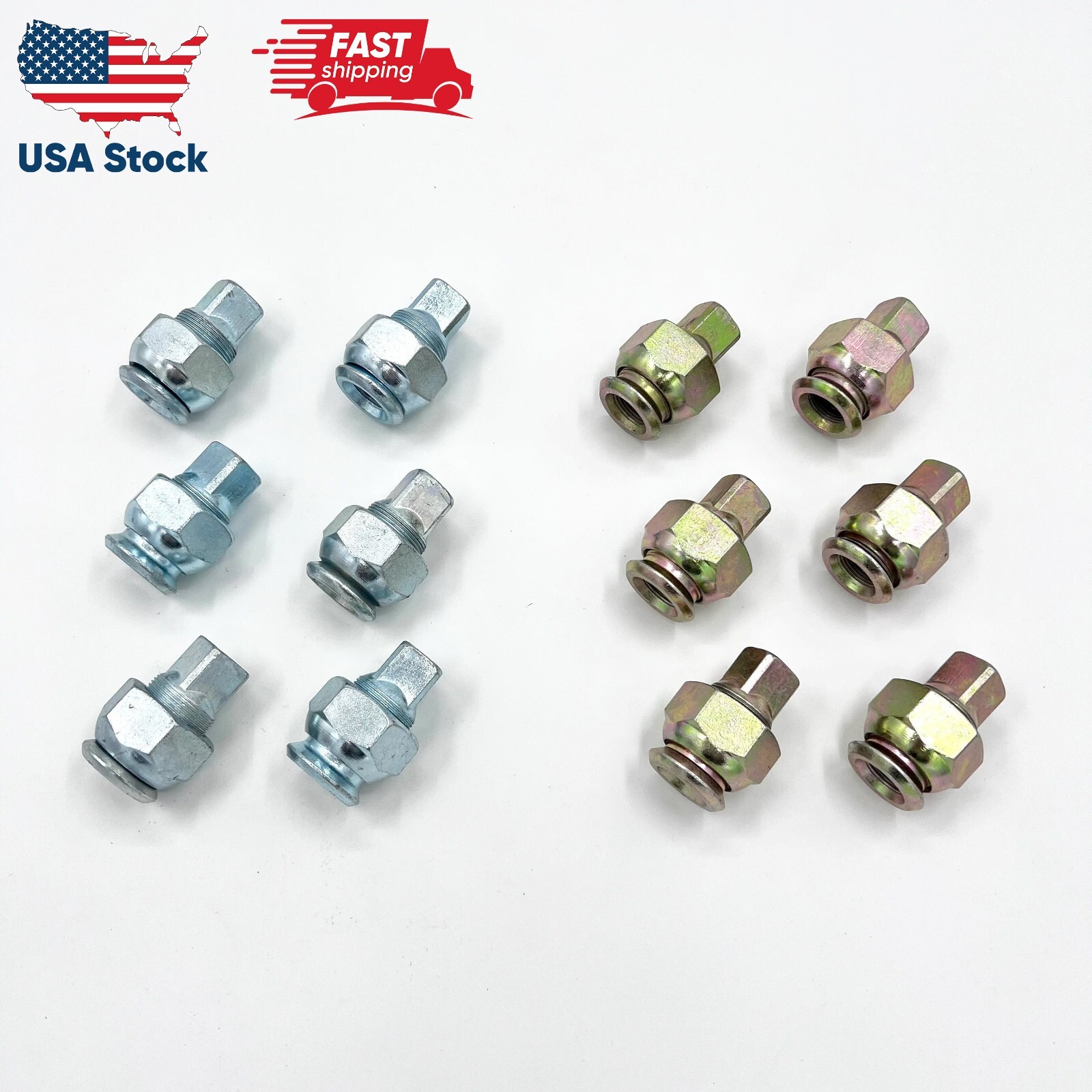 12x Wheel Nut Set Rear 6 Right + 6 Left for ISUZU NPR NQR NPR-HD NRR 98-25