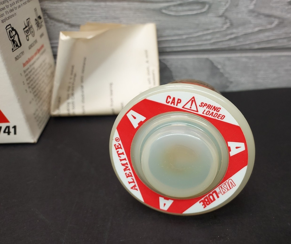 Stewart Warner Alemite Spring Driven Visi-Lube Automatic Lubricator 1741