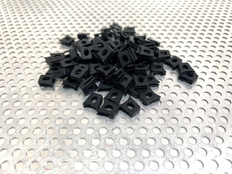 LINEGEAR Nose Bridge Flex Coupler Black for Oakley Juliet 2 pcs [NBFC90-BK]