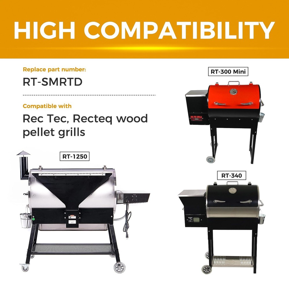 MOOTVGOO 4" Temperature Probe, Small Temp Sensor Probe RTD