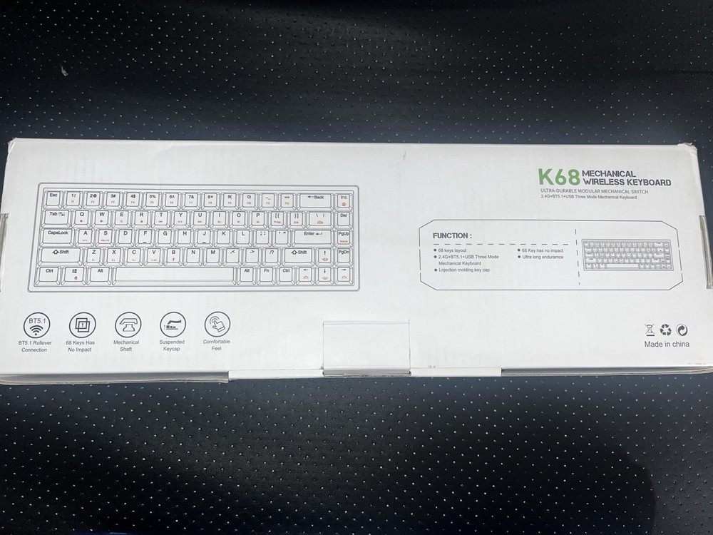K68 Mechanical Wireless Keyboard