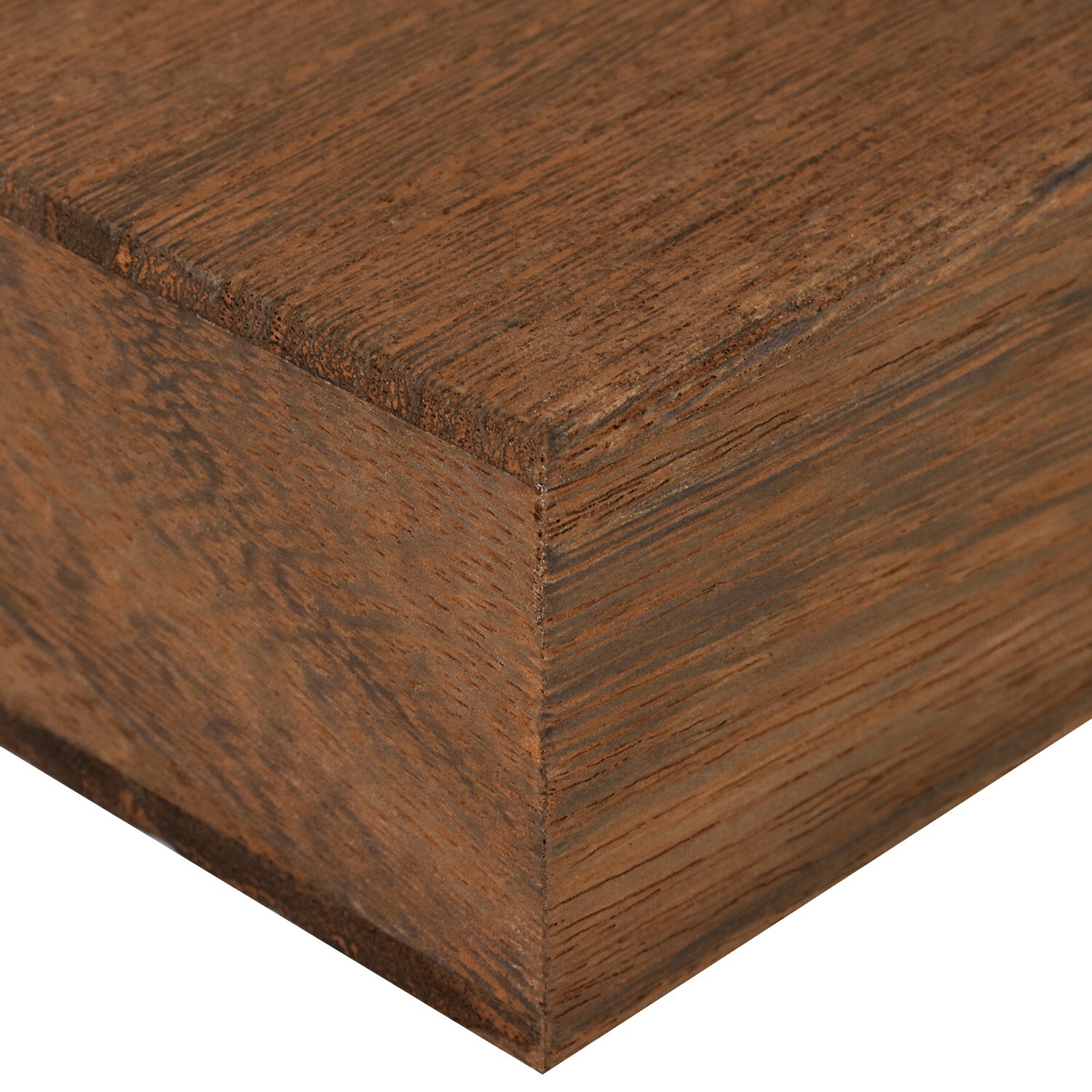 Wooden 3 Pcs Square Risers for Display, Brown Color