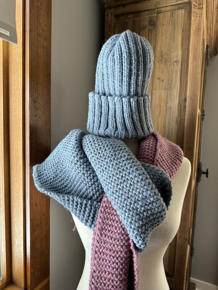 Handmade Scarf and Hat Set