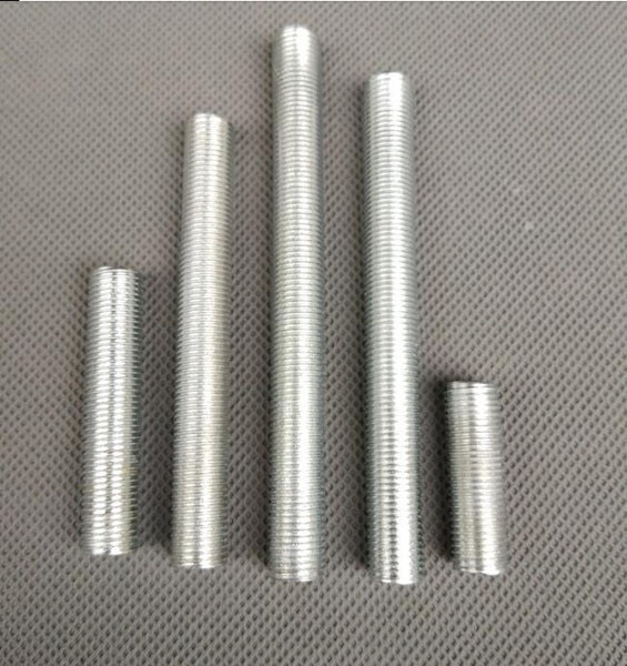 10Pcs M6 Hollow Threaded Rod Tubes Side Electric Light Socket Accessories