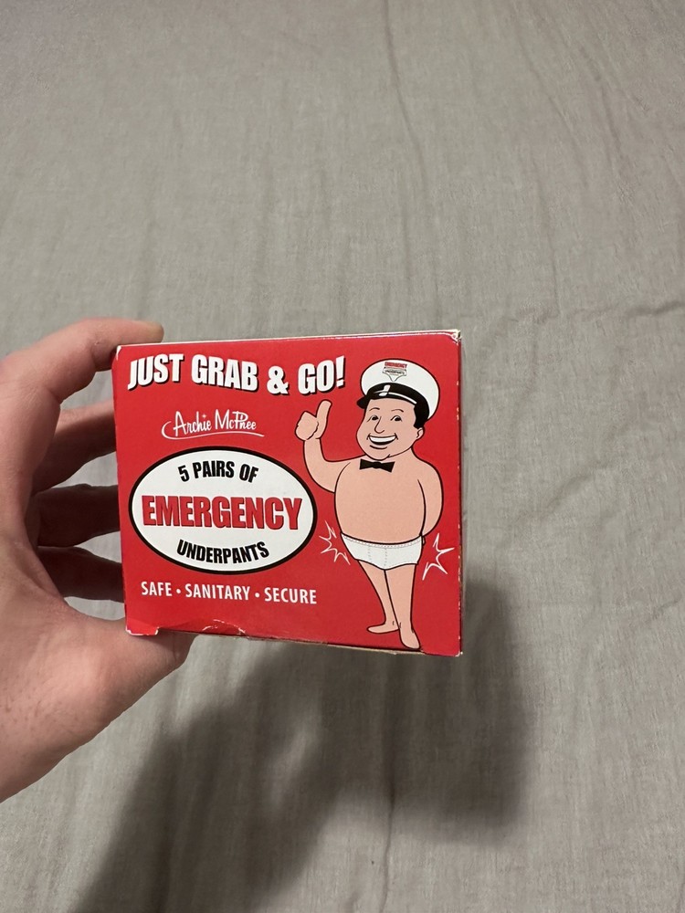 Archie McPhee - Emergency Underpants In Dispenser Box
