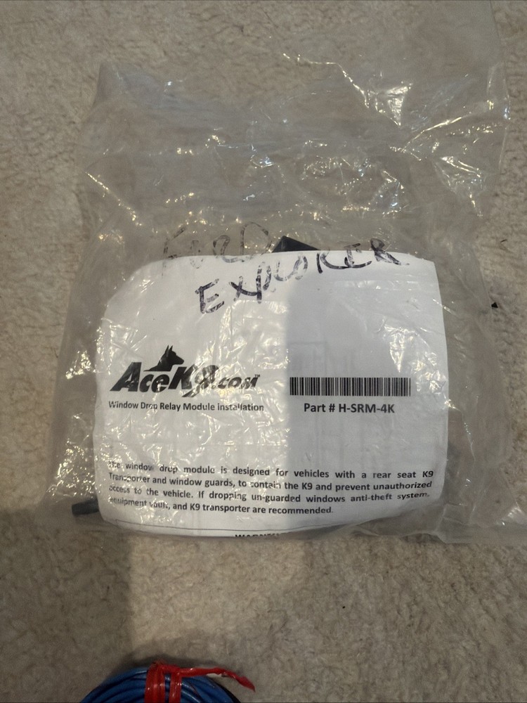 Acek9 Part # H-SRM-4 DC2309-26309 Window Drop Relay Module Installation