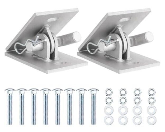 Floating Dock Hinges Kit, Pack of 2 Floating Dock Hinges Hardware, 2 PACK