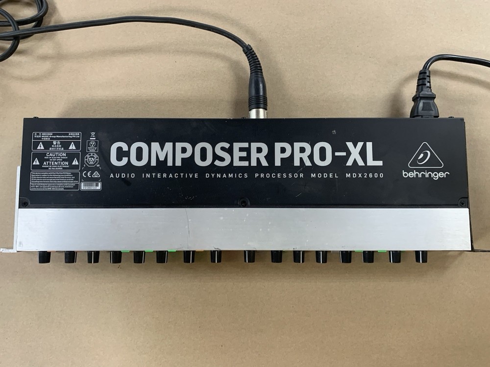 Behringer MDX2600 Audio Interactive Compressor Dynamics Processor Composer-XL
