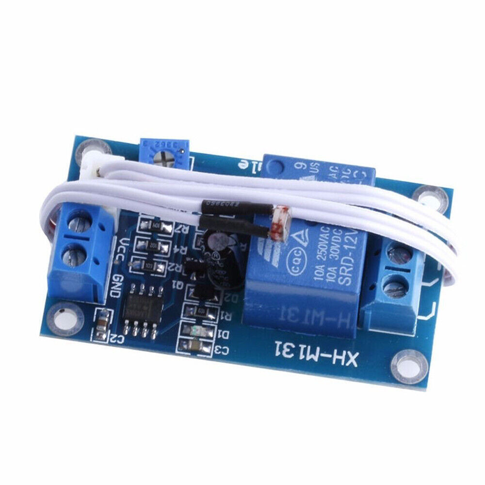DC 12V Light Detection Photoresistor Relay Sensor Light Control Switch Module