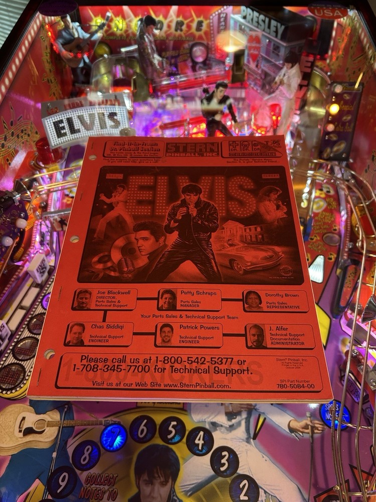 Elvis Pinball Machine by Stern