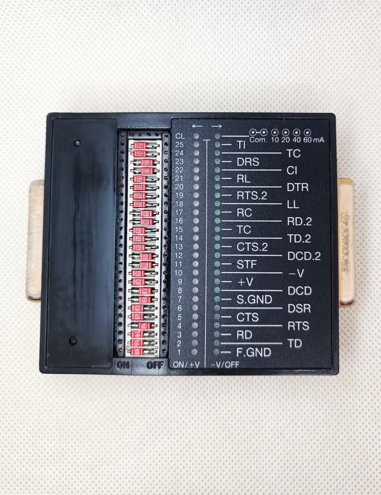 🔌 RS232 DB25 Breakout Box Test Module with Switches