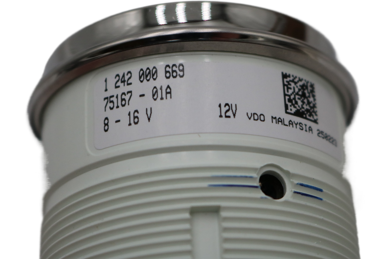 75167-01A NEW OEM 2004-2013 HARLEY-DAVIDSON TOURING VOLT GAUGE SILVER FACE