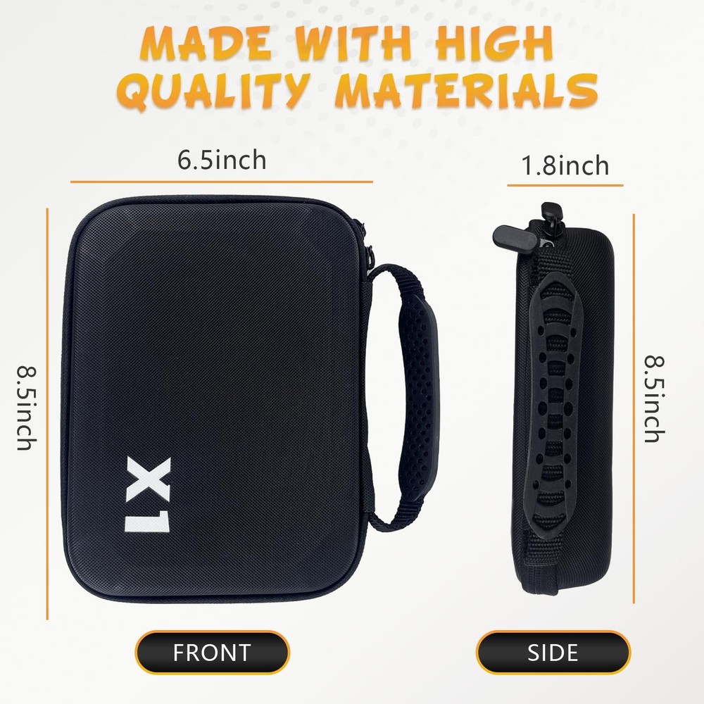 Black Camera Cases for Hoverair X1 Drone - Store Drone, Compact, Balck