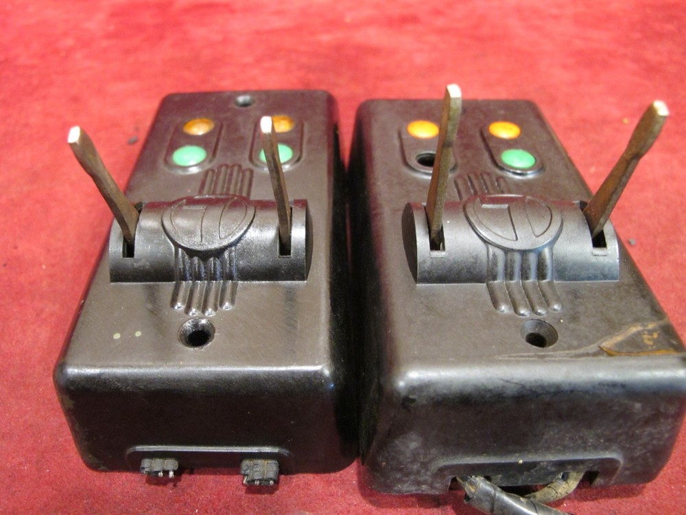 2 Lionel Post-War O/O27 Gauge Dual Switch Controllers...