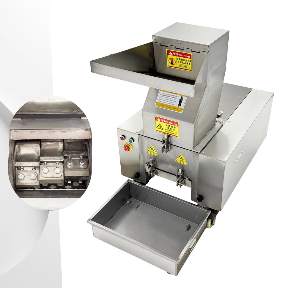 Commercial Bone Grinding Crushing Machine 220V 3PH for Dry Bone Processing