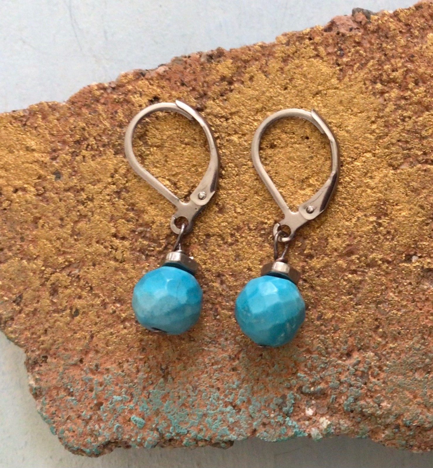 New Turquoise Sundance charm artisan Jewelry handmade earrings