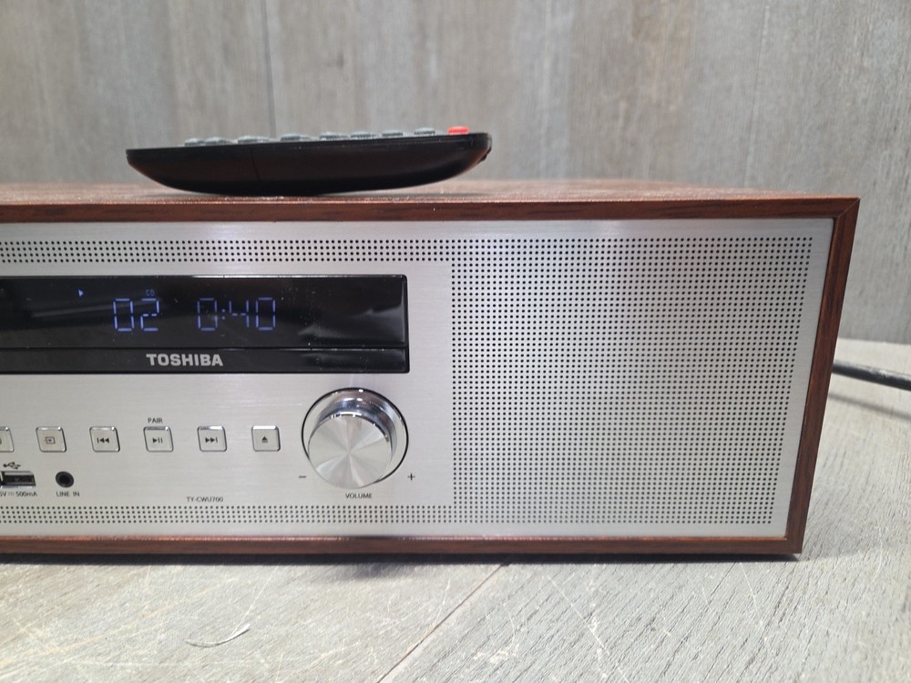 TOSHIBA TY-CWU700 Wireless Bluetooth Audio Streaming & CD Player with Remote