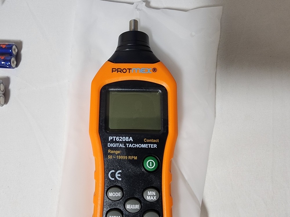 Protmex Digital Tachometer Orange/Black New (PT6208A)
